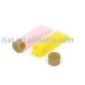 Soft plastic cosmetic tube offset printing matte varnish handling